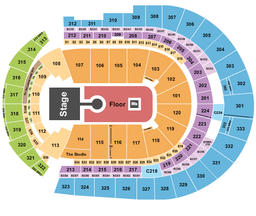 Bridgestone Arena Dominic Fike Seating Chart